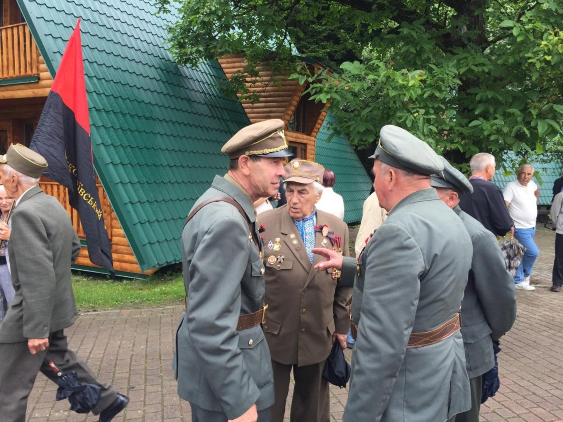 На Львівщині урочисто відзначили 75-у річницю створення Української Головної Визвольної Ради. Фото Юра Кенцало, Четверта студія