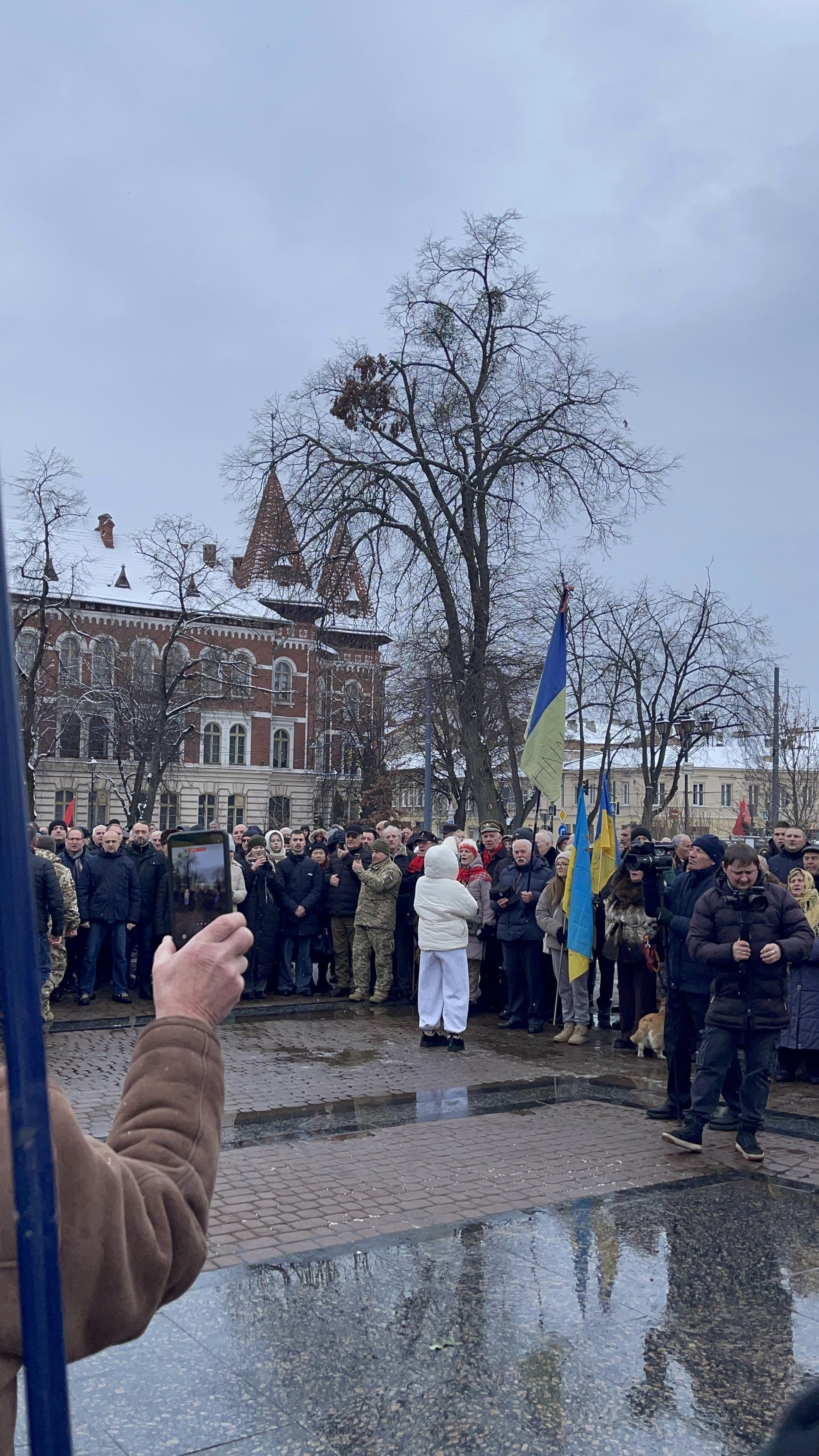 Львівщина відзначила 117-ту річницю від дня народження Степана Бандери, фото Четверта студія