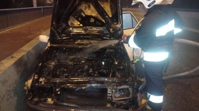 У Львові під час руху загорівся автомобіль