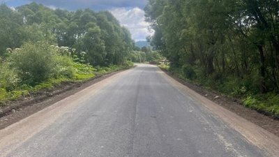 На Самбірщині завершили ремонт окремої ділянки автомобільної дороги Турка-Ільник