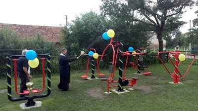 У селах Львівщини відкрили два нові спортивні майданчики