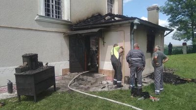 На Перемишлянщині сьогодні горіла церква (ФОТО)