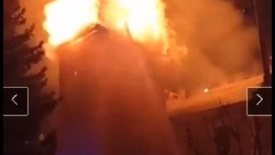 З’явилось відео з місця пожежі у Кам’янці-Бузькій на Львівщині