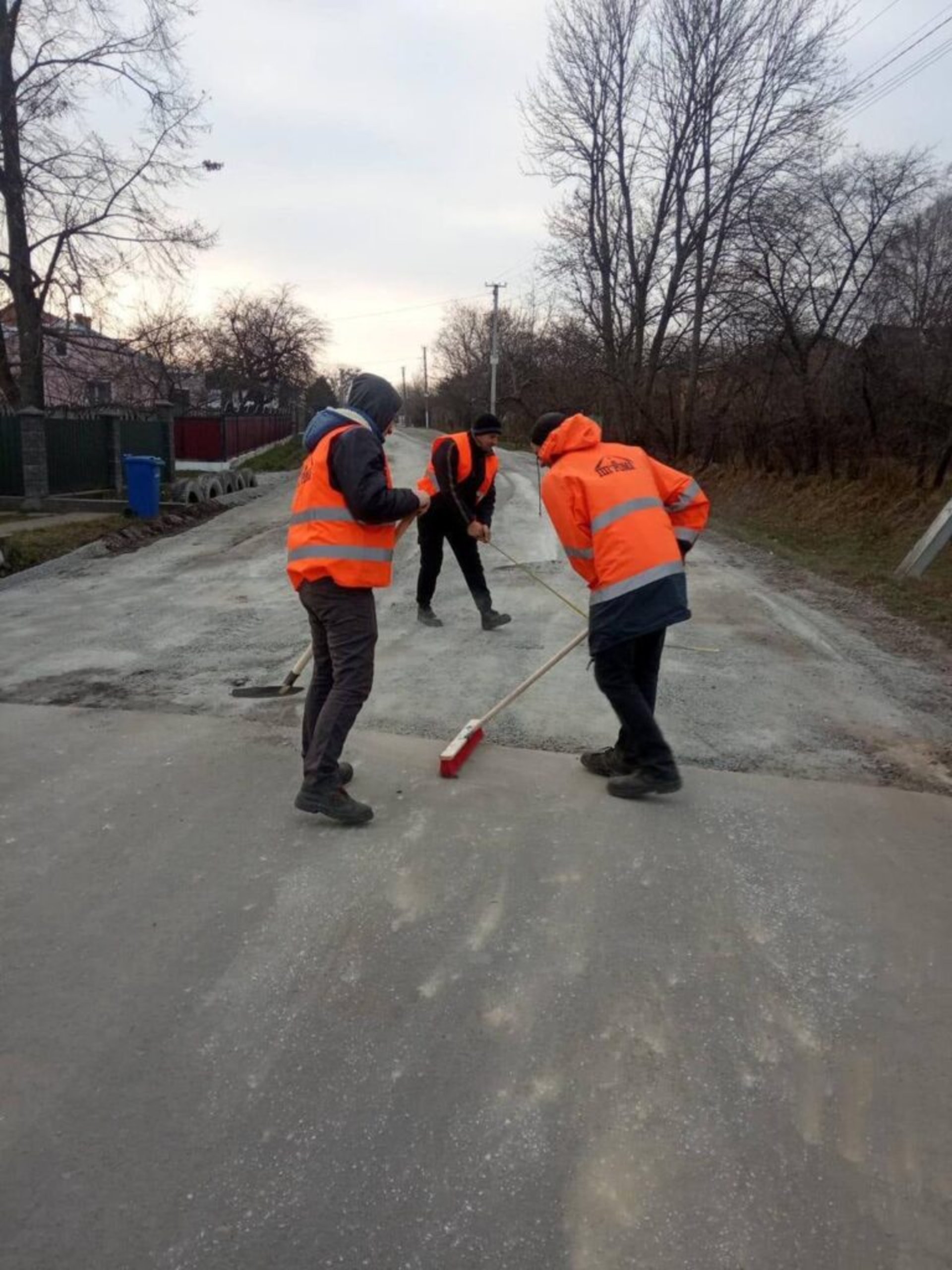 На Львівщині ремонтують дорогу з Артасова до повороту на Нагірці, фото Андрій Дума