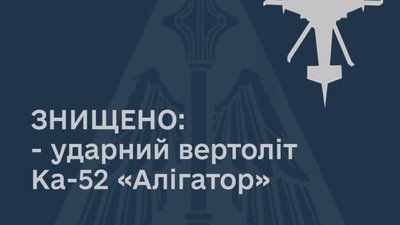 ЗСУ знищили третій Ка-52 за добу