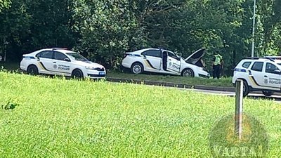 У Львові патрульні розбили ще один автомобіль (ФОТО)