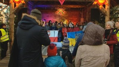 У Любліні колядували діти з України, які втратили на війні батьків