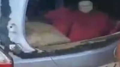 У Криму в автомобіль туристів з Росії прилетів снаряд (ВІДЕО)