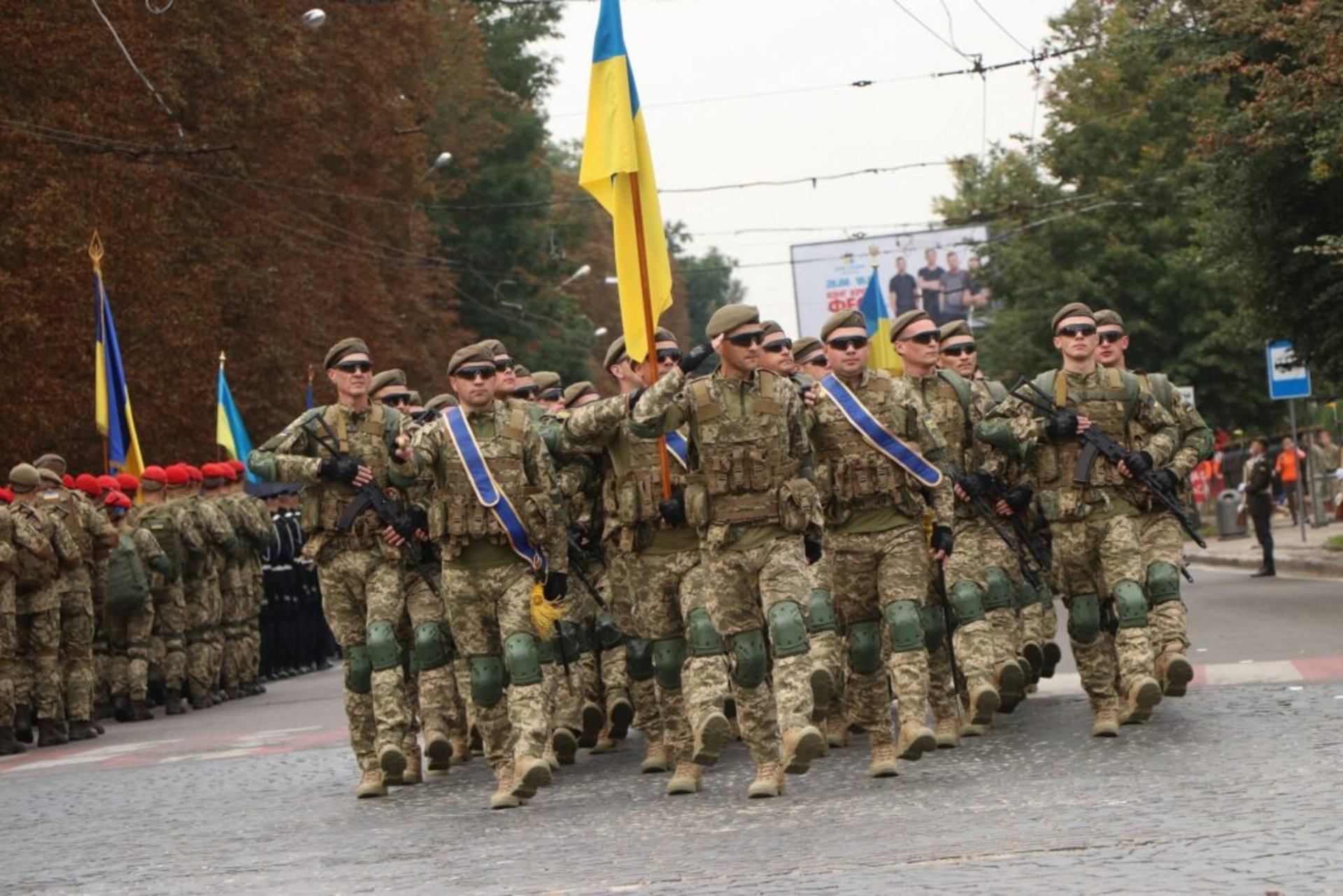 У Львові провели генеральну репетицію урочистого проходження Захисників, фото Павла Ткачука