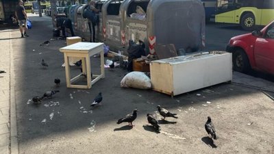 Готель «Львів» потопає у смітті