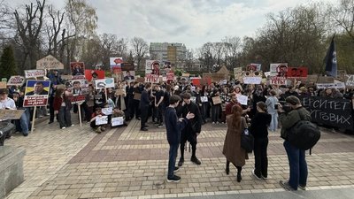 У Києві студенти КНУ імені Шевченка мітингують проти ректора