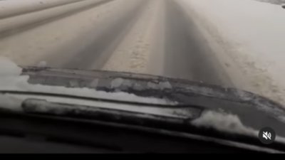 Траса Львів - Тернопіль не розчищена від снігу (ВІДЕО)