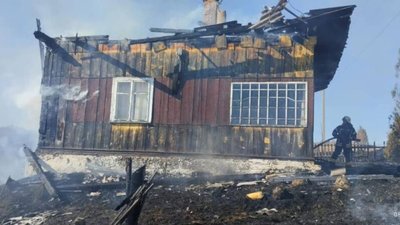 На Львівщині горів колишній ФАП