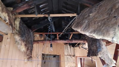 У Солонці вигорів житловий будинок (ФОТО)