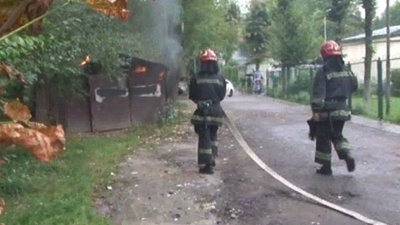 У Львові ледь не згорів гараж