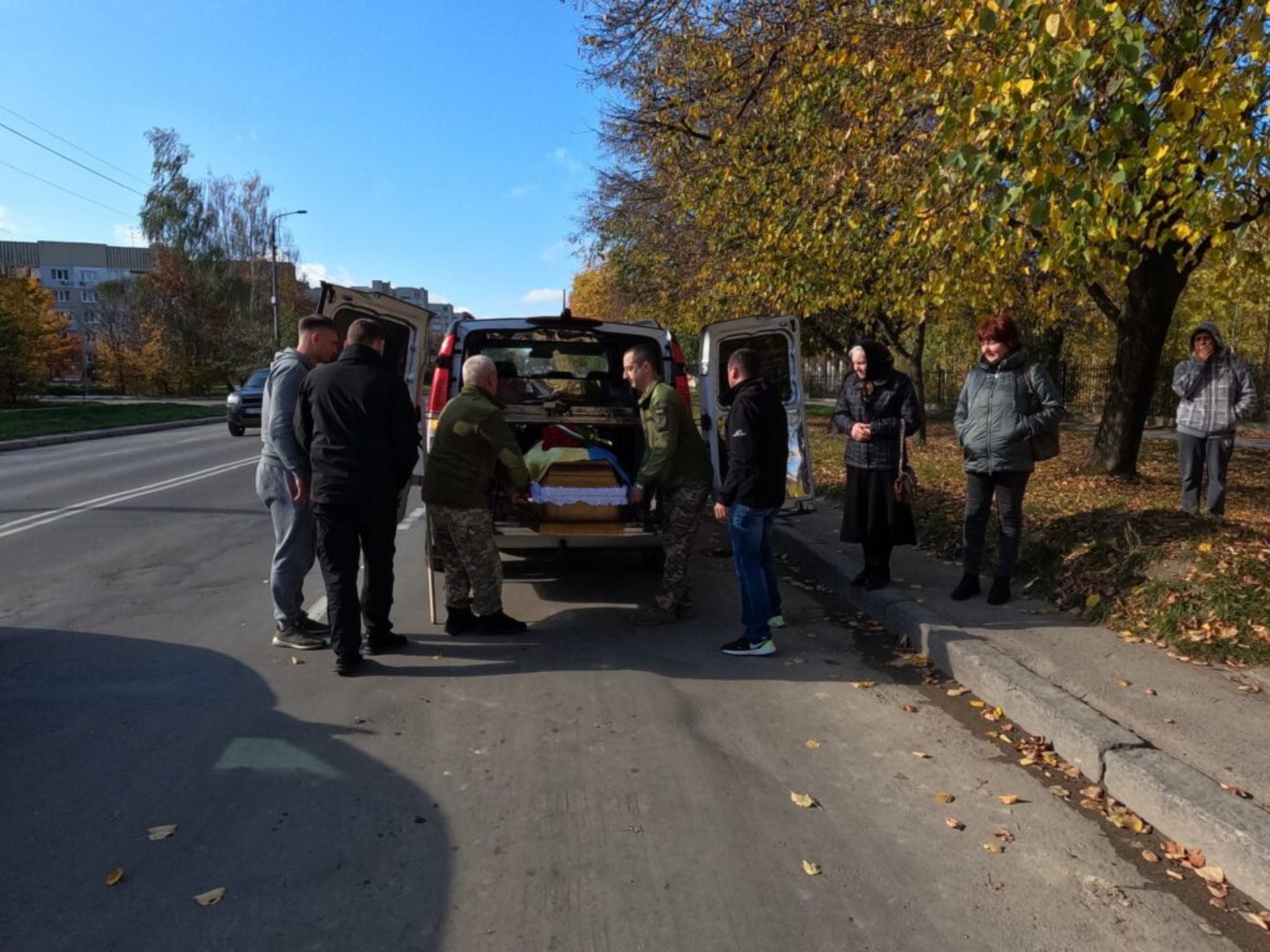 Дрогобич прощається із загиблим захисником Миколою Урбаном