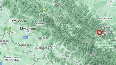На межі Закарпаття та Прикарпаття стався землетрус