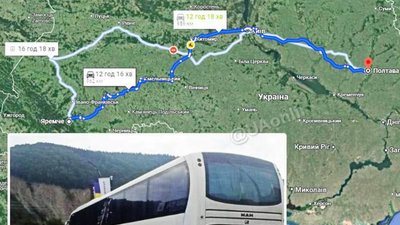 Водія туристичного автобуса затримало ТЦК в Яремчі під час поїздки