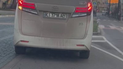 У Львові водій авто на київських номерах порушив ПДР