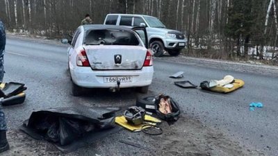 Фото та відео розстріляного "Рено Сімбол", який пов'язують із терактом у "Крокусі"