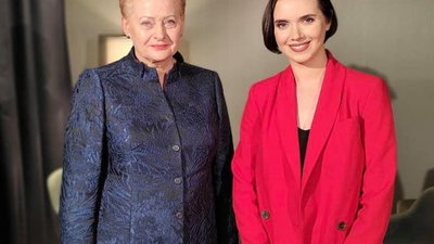 Литва завжди допомагатиме українцям, якщо вони боротимуться за свою країну, - Грібаускайте (ВІДЕО)
