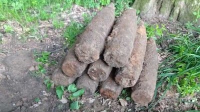 У Стрийському районі знайшли дев'ять застарілих снарядів (ФОТО)