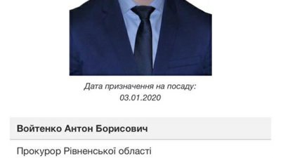 Львівську обласну прокуратуру очолив Антон Войтенко