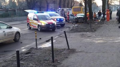 У Львові на вулиці Шевченка сталась ДТП (ФОТО)
