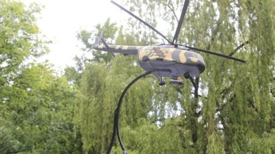 У Львові встановили копію збитого російськими найманцями гелікоптера Мі-8 (ФОТО)