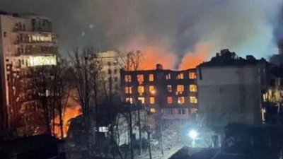 У Харкові ракета прилетіла у штаб територіальної оборони (ФОТО)