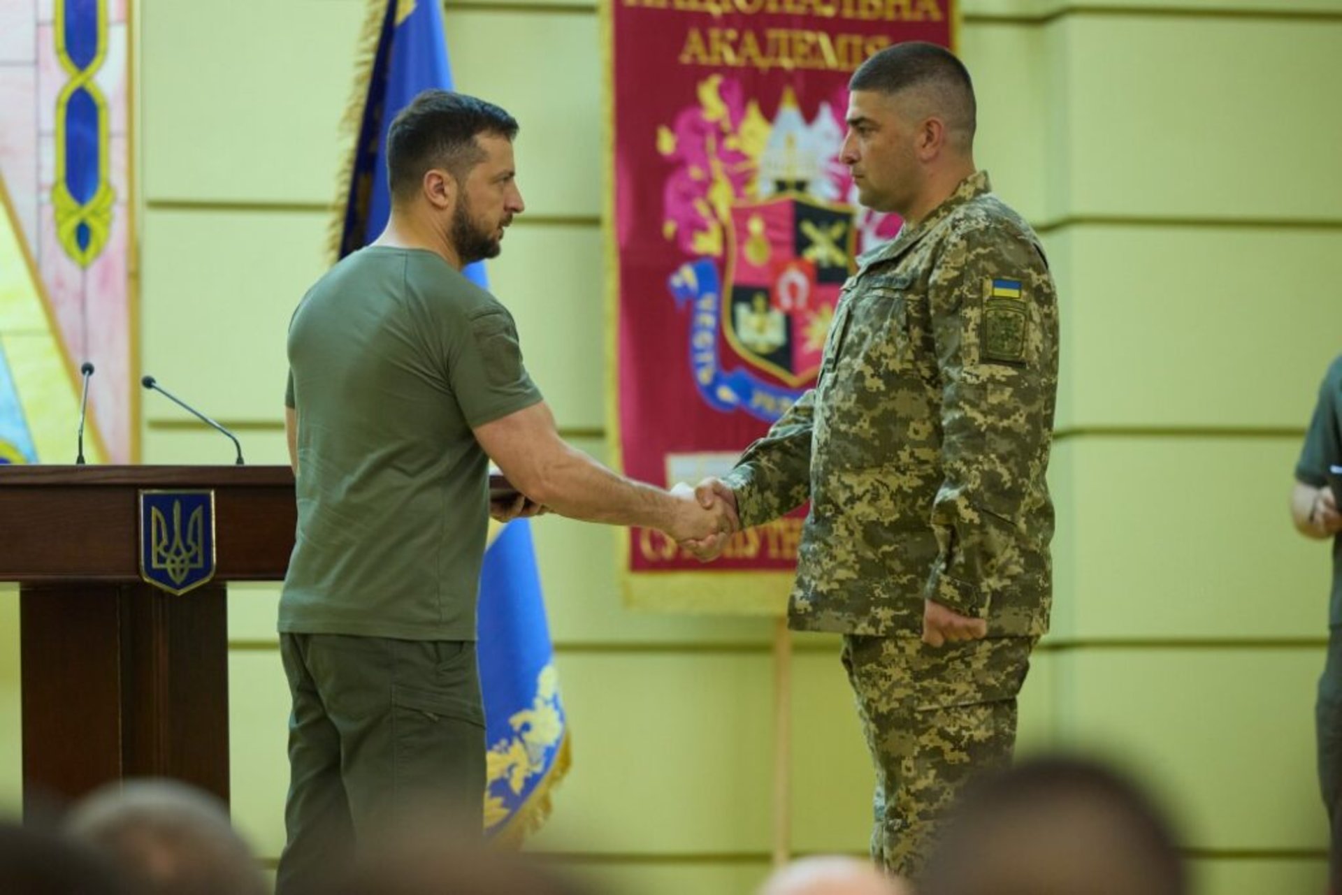 Зеленський відвідав Національну академію Сухопутних військ України
