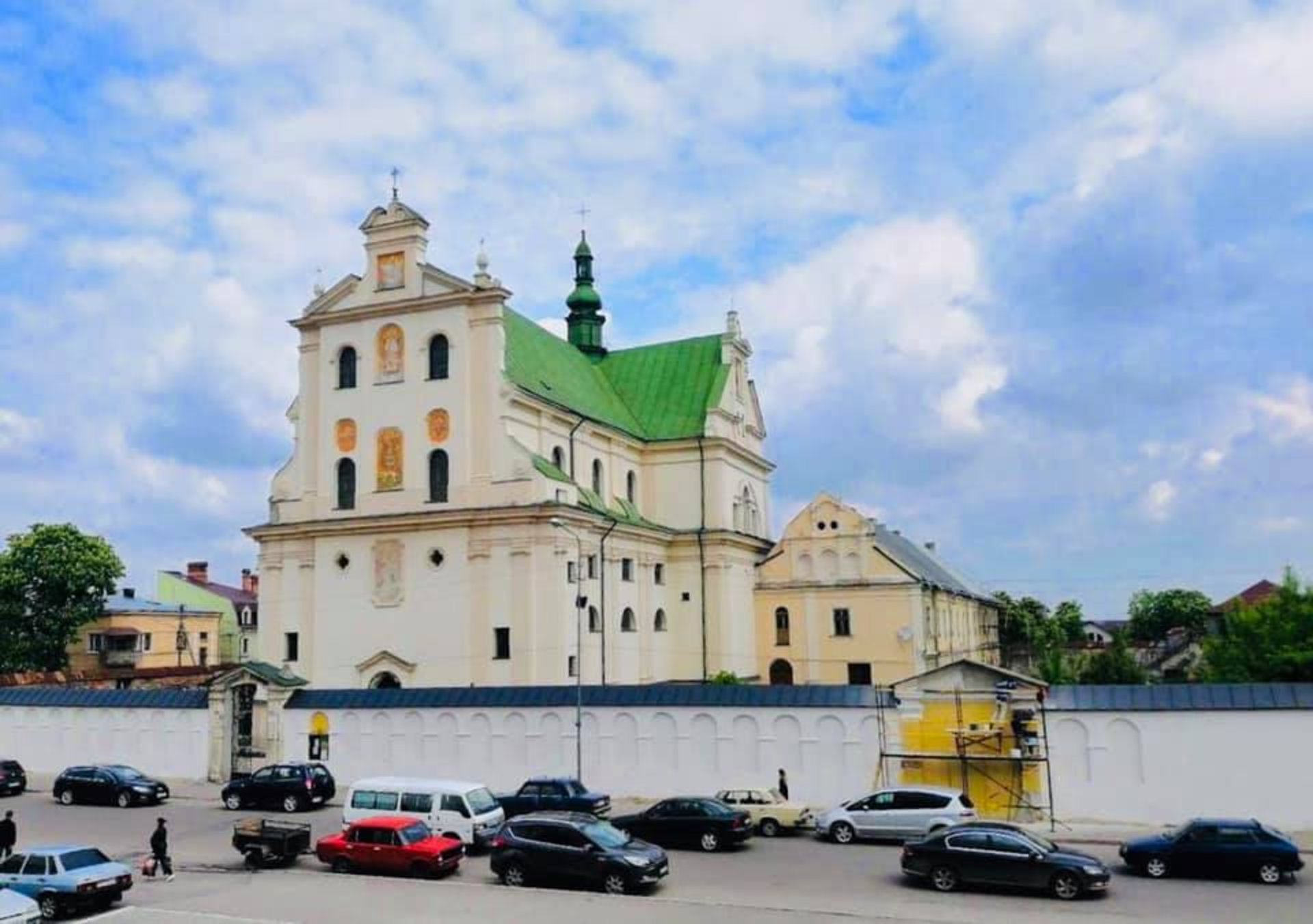 Як у Жовкві проводять реконструкцію Домініканського монастиря Фото Олег Синютка