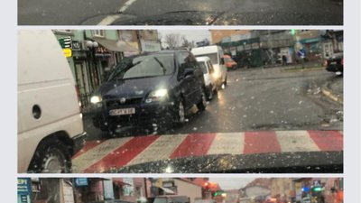 У Самборі через світлофор виникли тягучки (ФОТО)