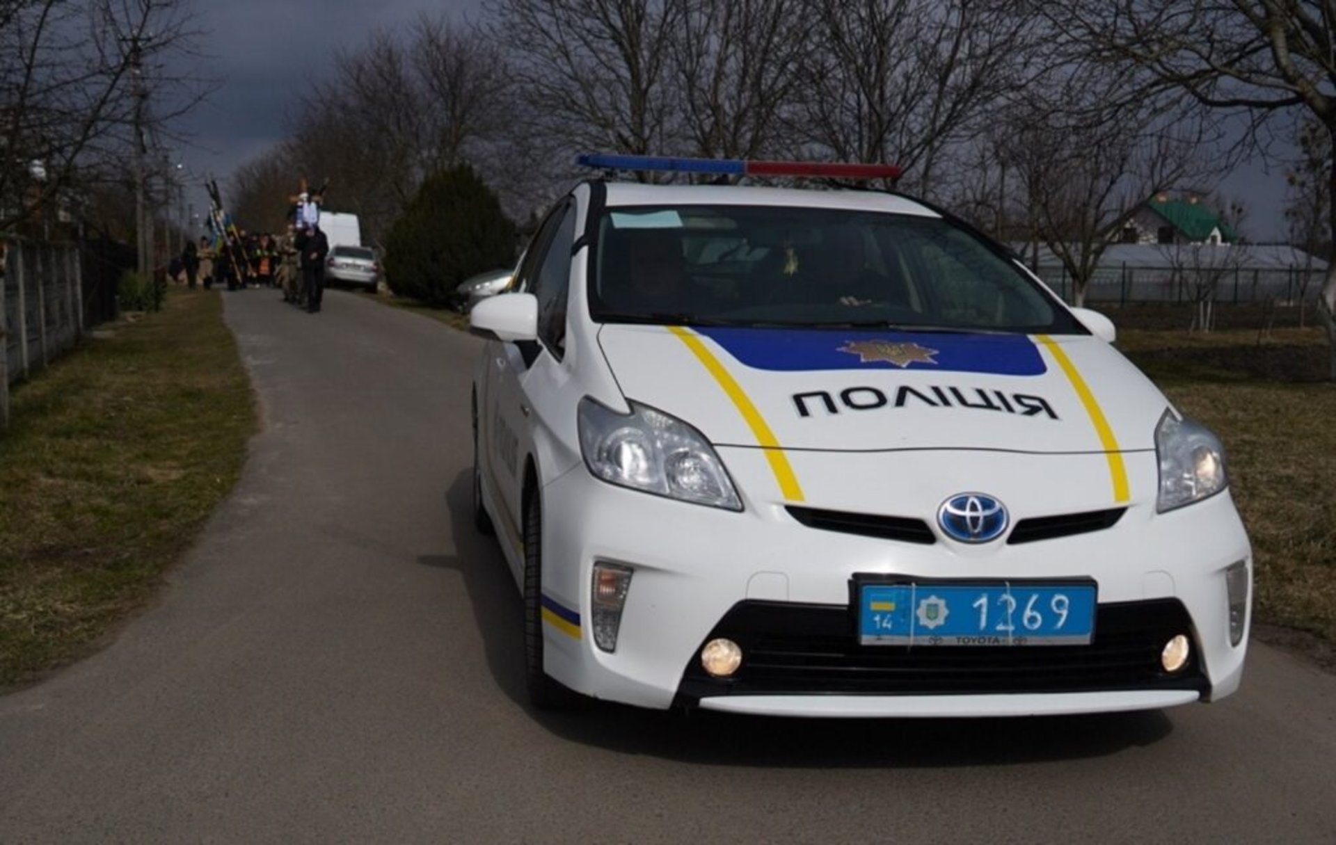 На Львівщині попрощалися з поліцейським Романом Рущишиним, фото ГУ НП у Львівській області