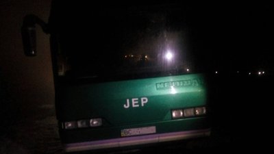 У передмісті Львова горів автобус Neoplan (ФОТО)