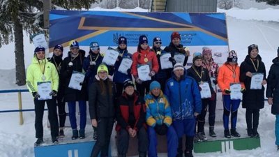 Збірна Львівщини – серед переможців юніорського чемпіонату з біатлону