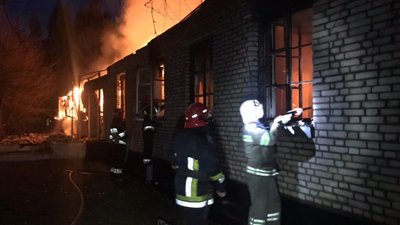 На Львівщині під час пожежі у військовій частині загинув офіцер (ФОТО)