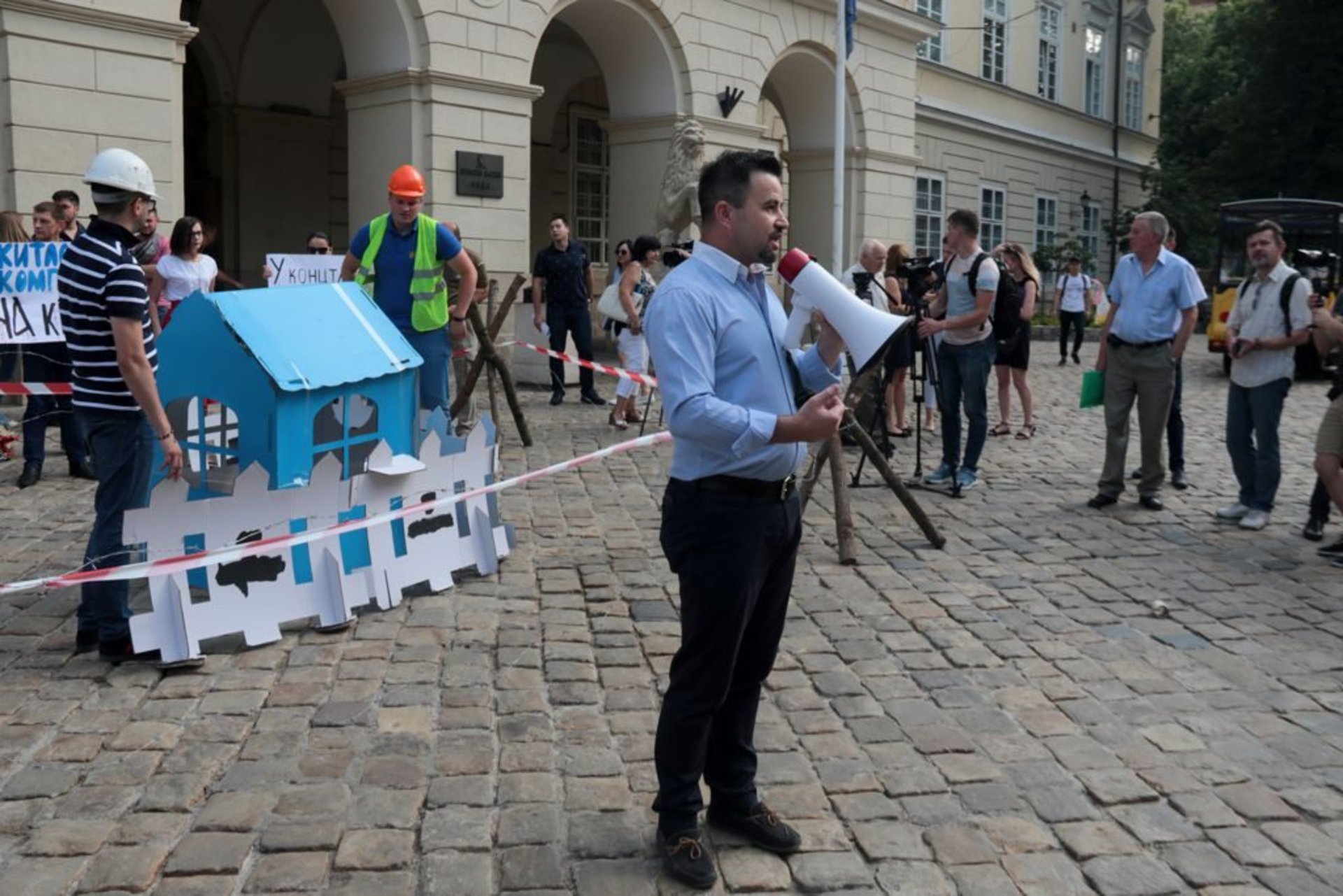 Акція протесту під стінами Ратуші 21.06.2018