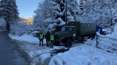 У Карпатах розгорнули пункти обігріву (ФОТО)