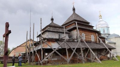 Дерев’яну церкву у Кліцько продовжать реставрувати ще цього року