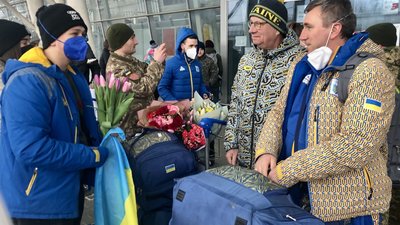 У Львові тепло зустріли національну збірну команду України з санного спорту (ФОТО)