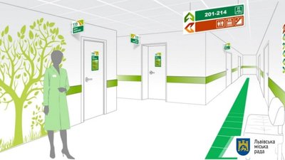 Дитяча лікарня на Орлика впроваджуватиме систему навігаційних та інформаційних вказівників