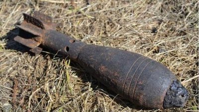 У жовківському лісі виявили артснаряд часів ІІ Світової війни