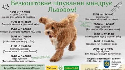 ЛКП «Лев» відновлює безкоштовне чіпування собак