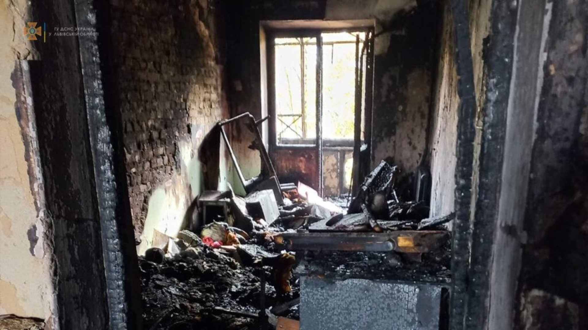 Пожежа у Новояворівську, фото ДСНС Львівщини