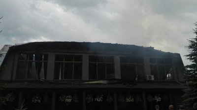 На Старосамбірщині  згорів  бар