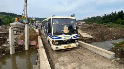 У Східниці відкрили проїзд у бік Нового Кропивника (ФОТО)