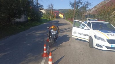 У Бориславі внаслідок наїзду мотоцикла травмована дев’ятирічна дівчинка (ФОТО)