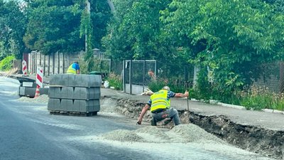 У Львові триває ремонт дороги на Шевченка (ФОТО)