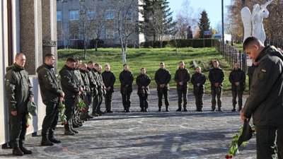 Борислав провів в останню путь захисника України (ФОТО)